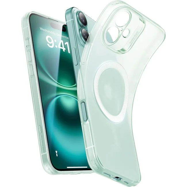 Φωτογραφία προϊόντος: Θήκη ESR Zero HaloLock MagSafe Frosted Green για iPhone 16
