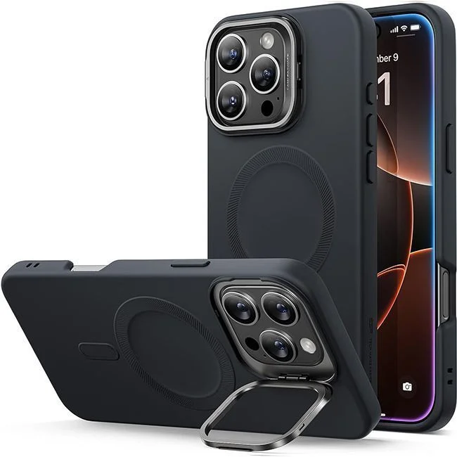 Φωτογραφία προϊόντος: Θήκη ESR Cloud with Stash Stand HaloLock MagSafe Black iPhone 16 Pro