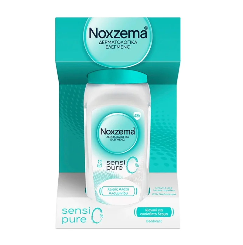 Φωτογραφία προϊόντος: Noxzema Roll On Sensi Pure 0% 48h Προστασία 50ml