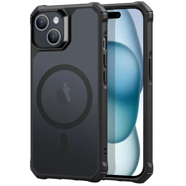 Φωτογραφία προϊόντος: Θήκη ESR Air Armor HaloLock MagSafe Frosted Black iPhone 15 Plus