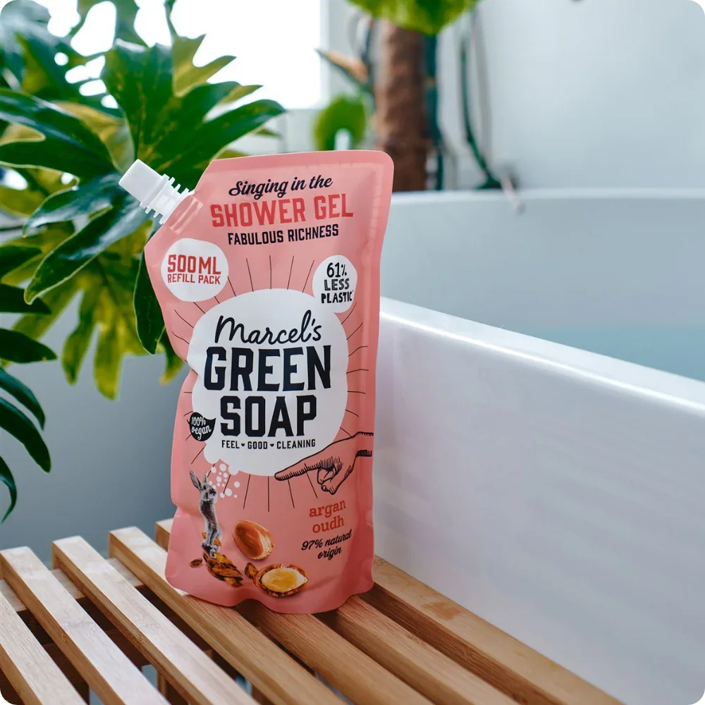 Φωτογραφία προϊόντος: Marcel’s Green Soap Ανταλλακτικό Αφρόλουτρο Άργκαν + Ουντ 500 ml