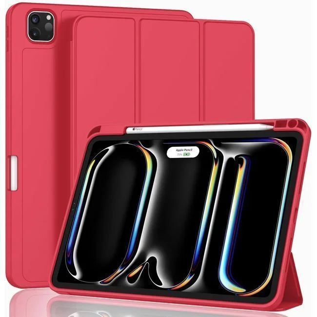 Φωτογραφία προϊόντος: Θήκη Soft TPU Flexible Pencil Holder Red iPad Pro 13 2024 (Orso)