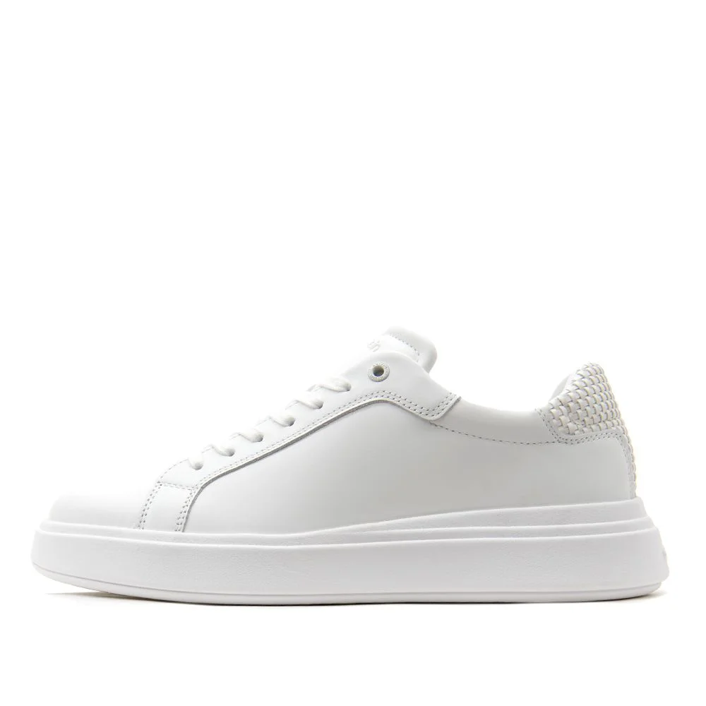 Φωτογραφία προϊόντος: ΑΝΔΡΙΚΑ SNEAKERS CALVIN KLEIN LOW TOP LACE UP WOVEN TRIPLE WHITE ΛΕΥΚΟ