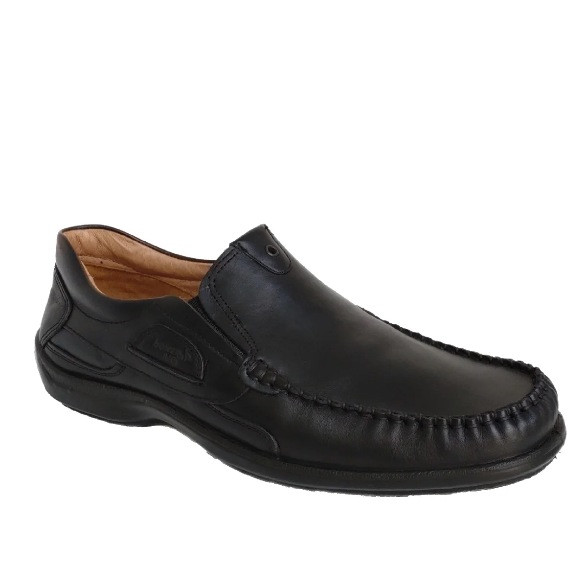 Φωτογραφία προϊόντος: Ανδρικά Μοκασίνια Boxer shoes, 15301-14-111 Μαύρο Δέρμα