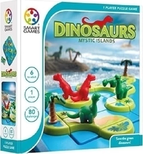 Φωτογραφία προϊόντος: Smartgames επιτραπέζιο Το νησί των δεινοσαύρων (80 challenges)