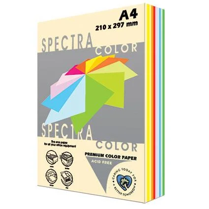 Φωτογραφία προϊόντος: Spectra Χαρτόνι Α4 160γρ 125 φύλλα (10 χρώματα)