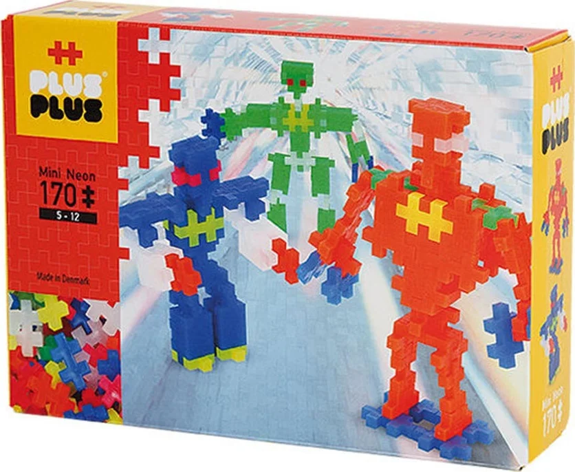Φωτογραφία προϊόντος: Plus Plus Mini Neon Robot 170 τμχ