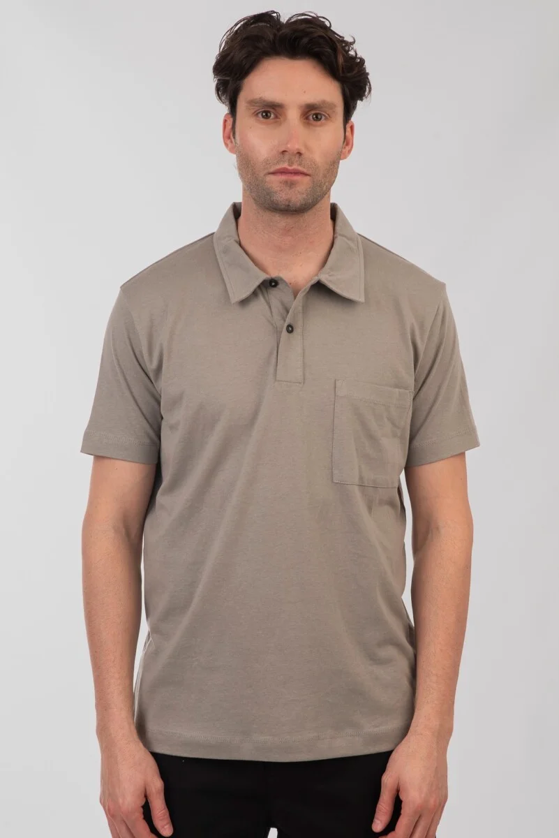 Φωτογραφία προϊόντος: DOUBLE POLO JERSEY ΑΝΔΡΙΚΟ ΓΚΡΙ 251PS-3049 REGULAR FIT