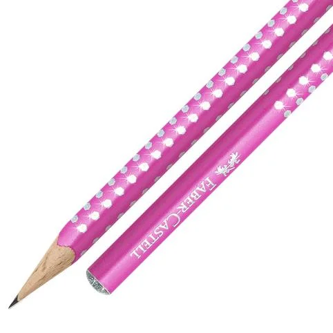 Φωτογραφία προϊόντος: Μολύβι Faber-Castell Sparkle B Περλέ Ροζ 118212