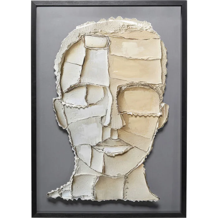 Φωτογραφία προϊόντος: KARE Πίνακας Art Visage Μπεζ 70x3.5x100εκ. - Μπεζ - 70Μx4Πx100Υ