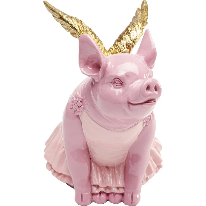 Φωτογραφία προϊόντος: KARE Κουμπαράς Flying Pig Κεραμικός Ροζ 18*12*17εκ. - Ροζ - 18Μx12Πx17Υ