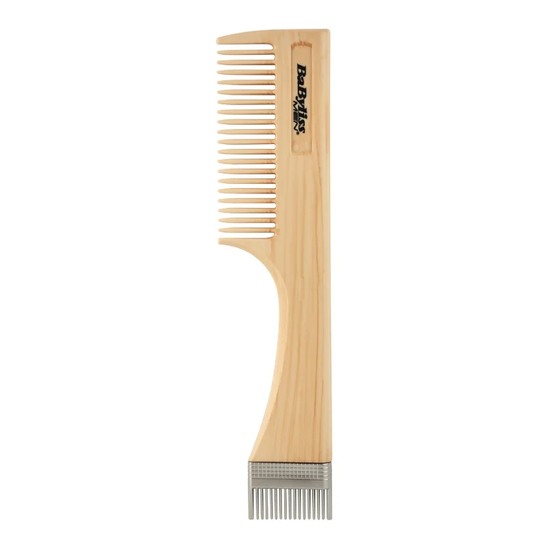 Φωτογραφία προϊόντος: Babyliss Ξύλινη Χτένα 3σε1 για Μαλλιά, Μούσι, Μουστάκι 794688