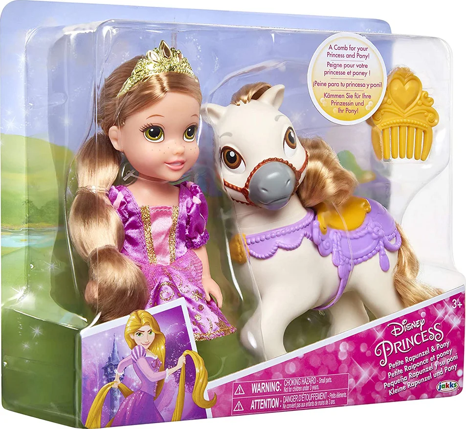 Φωτογραφία προϊόντος: Jakks Pacific Disney Princess Κούκλα Ραπουνζέλ 15εκ. με Πόνυ JPA952644