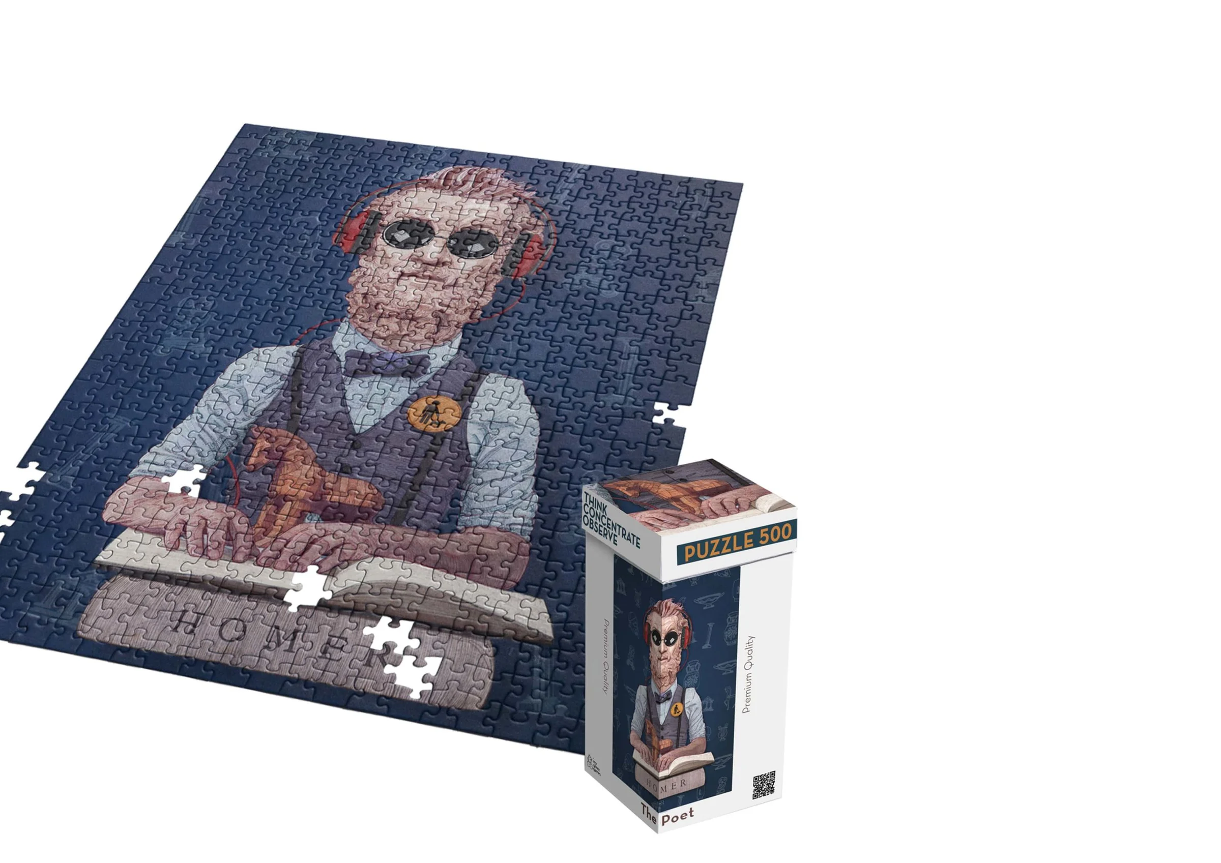 Φωτογραφία προϊόντος: ΟΜΗΡΟΣ - WISE REINVENTED PUZZLE 500 κομμάτια MyGreekGames