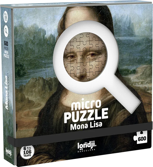 Φωτογραφία προϊόντος: Londji Micropuzzle Μόνα Λίζα 600 τμχ PZ202