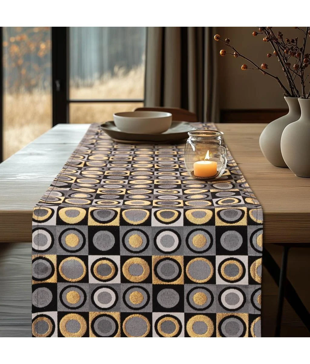Φωτογραφία προϊόντος: Beauty Home ΡΑΝΝΕΡ ΣΤΟΦΑ ROUND CIRCLE LUXURY