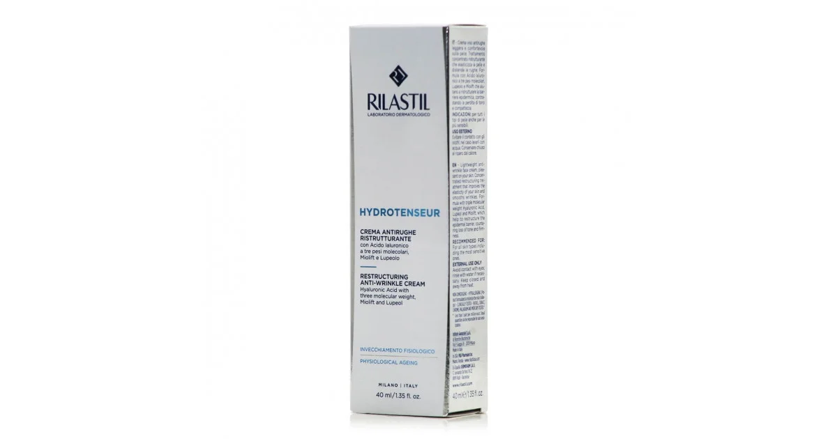 Φωτογραφία προϊόντος: Rilastil Hydrotenseur Restructuring Anti Wrinkle Κρέμα Προσώπου για Αντιγήρανση με Υαλουρονικό Οξύ 40ml