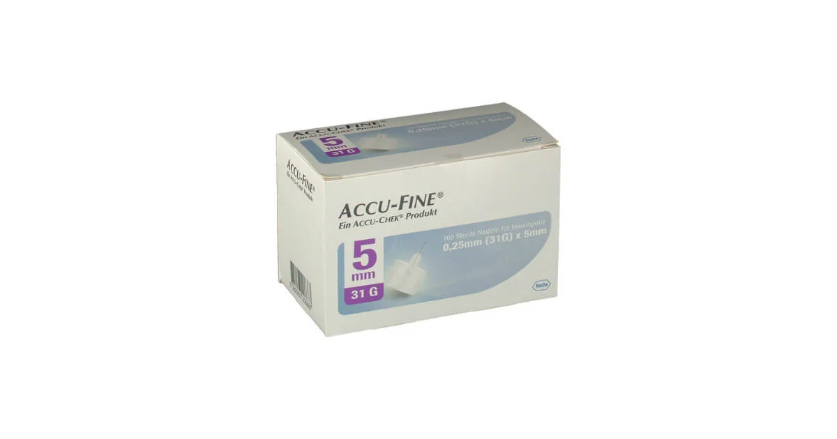 Φωτογραφία προϊόντος: Roche Accu-Fine 0.25mm X 5mm 31G 100τμχ