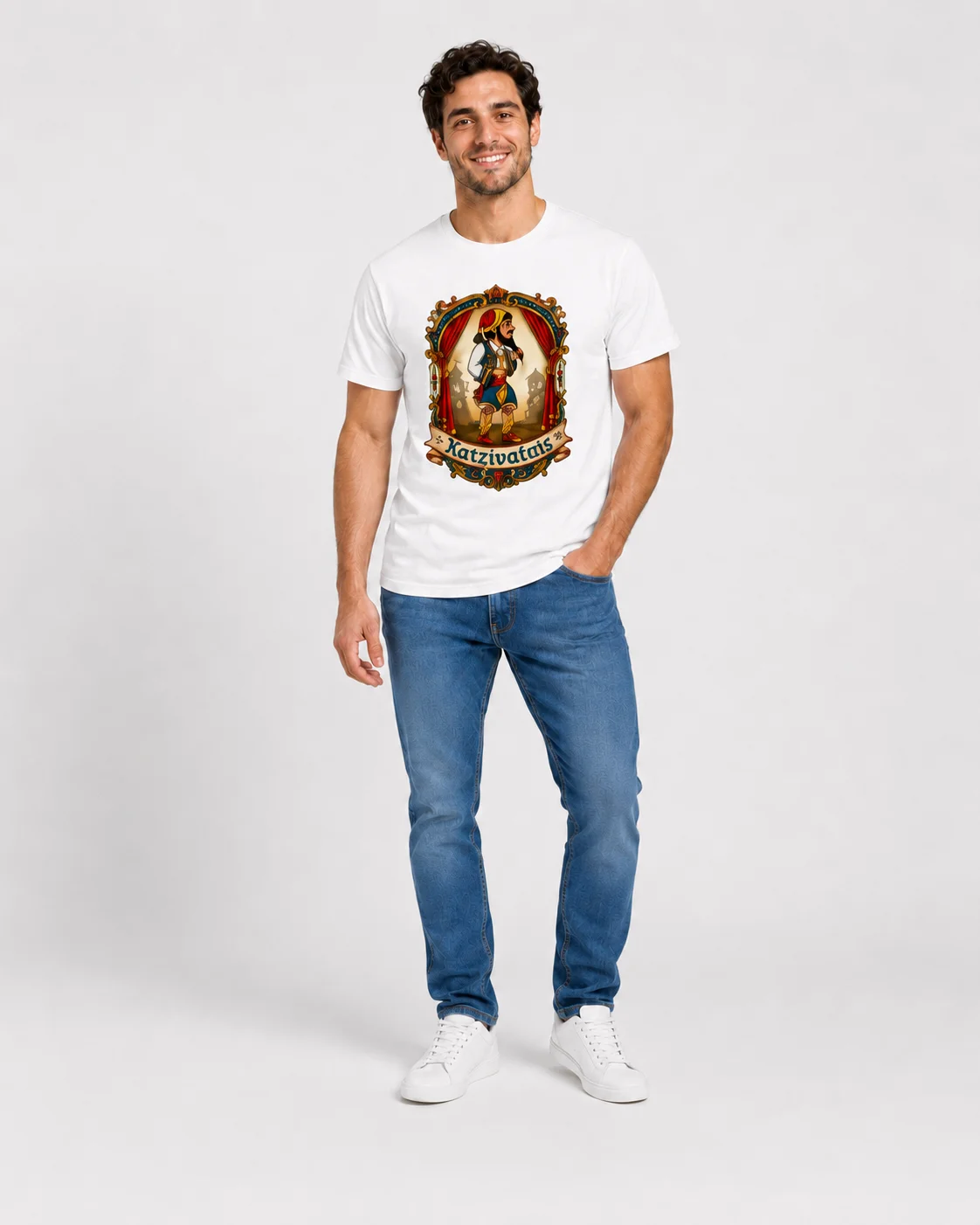 Φωτογραφία προϊόντος: Ανδρικό T-Shirt Καραγκιόζης - Χατζηαβάτης 1