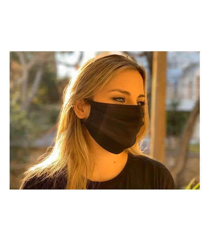 Φωτογραφία προϊόντος: Μάσκα Προστασίας Υφασμάτινη Μαύρη