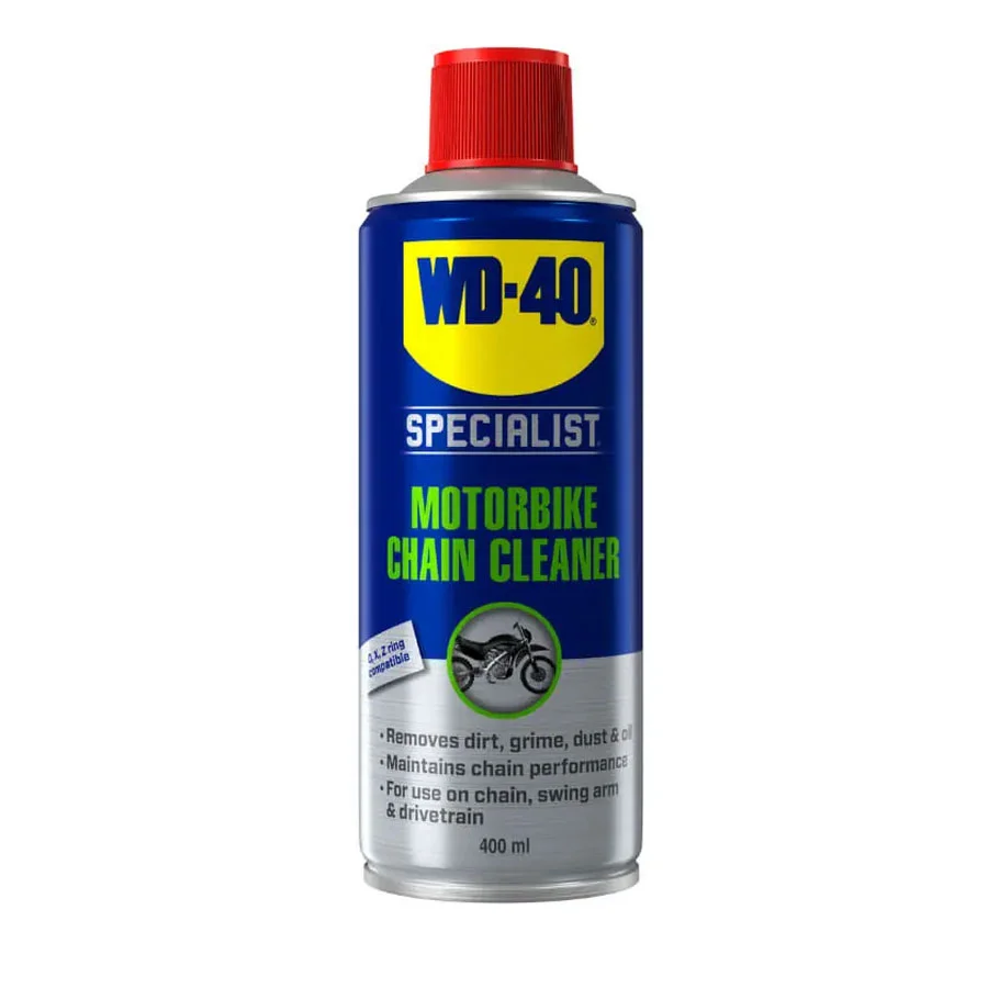 Φωτογραφία προϊόντος: WD-40 Καθαριστικό Σπρέι Αλυσίδας, Specialist Motorbike Chain Cleaner, 400ml - 207138120