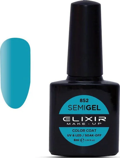 Φωτογραφία προϊόντος: Elixir Ημιμόνιμο βερνίκι 8ml – #852 (Blue (Munsell))