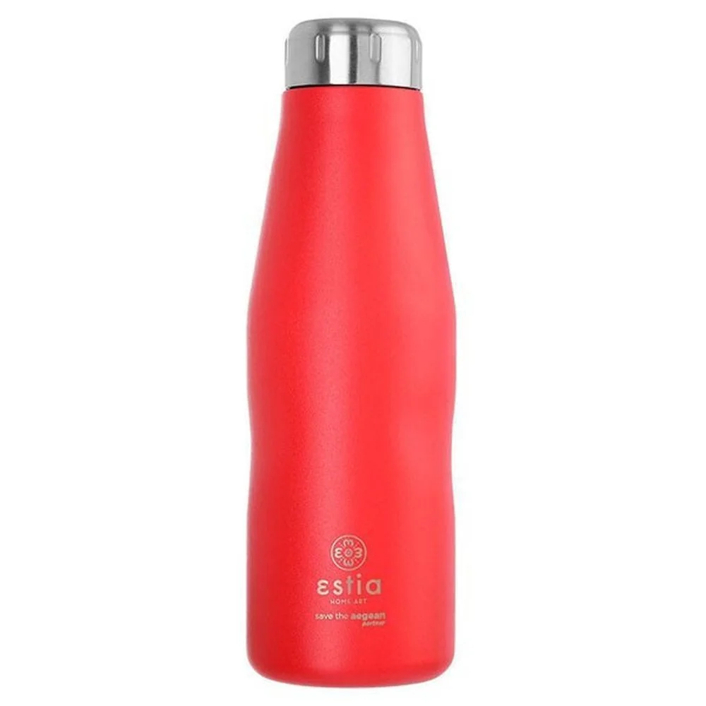 Φωτογραφία προϊόντος: Estia ΘΕΡΜΟΣ TRAVEL FLASK SAVE THE AEGEAN 500ml SCARLET RED