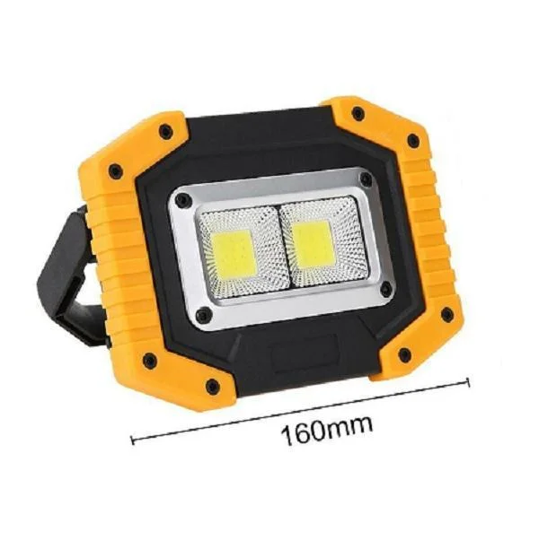 Φωτογραφία προϊόντος: COB Multifunctional Working Lamp LED με Καλώδιο Micro USB και 2 Επαναφορτιζόμενες Μπαταρίες Λιθίου 18650 (LL-811) Κίτρινο OEM
