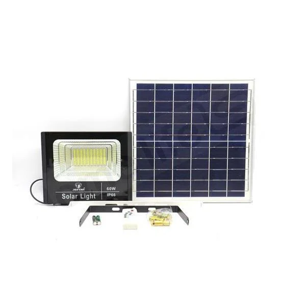 Φωτογραφία προϊόντος: OEM Ηλιακός Προβολέας Solar Flood Lamp LED με πάνελ JORTAN IP66 60W