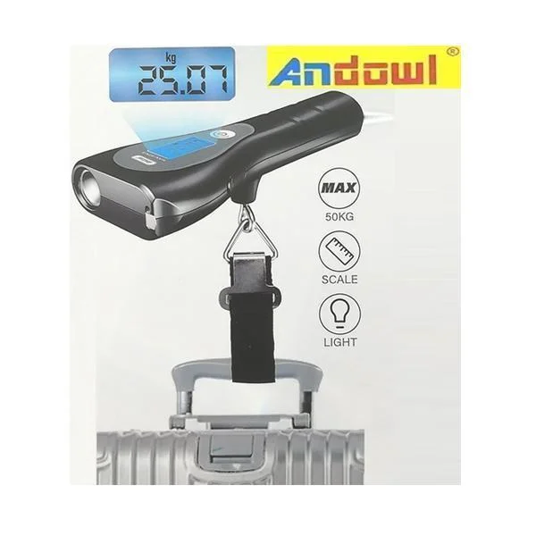 Φωτογραφία προϊόντος: OEM Andowl Ζυγαριά Αποσκευών Q-T158 Ψηφιακή Μαύρο