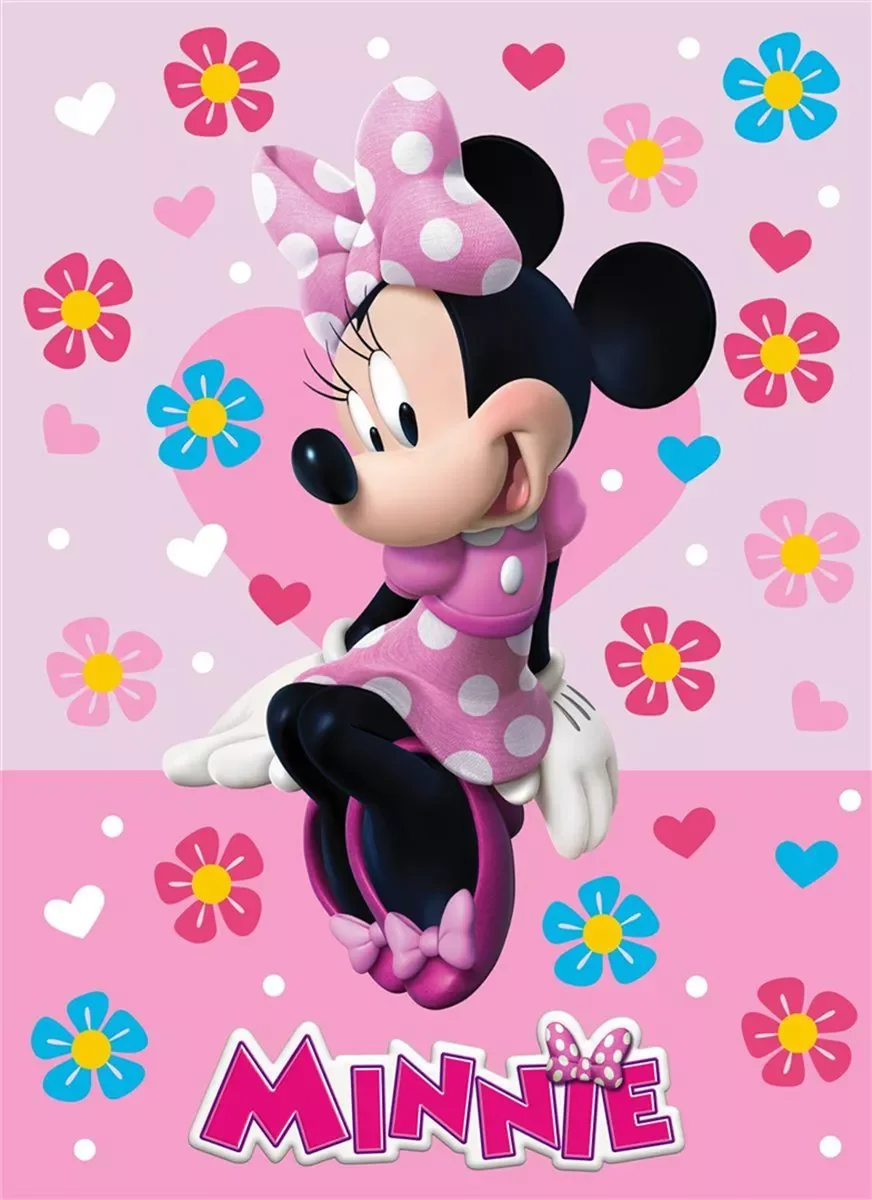 Φωτογραφία προϊόντος: Κουβέρτα Disney Home Minnie 514 160X220 Digital Print 100% Polyester -