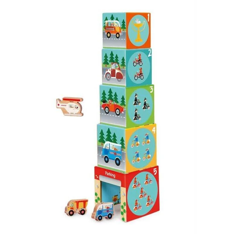 Φωτογραφία προϊόντος: SCRATCH STACKING TOWER ON THE ROAD