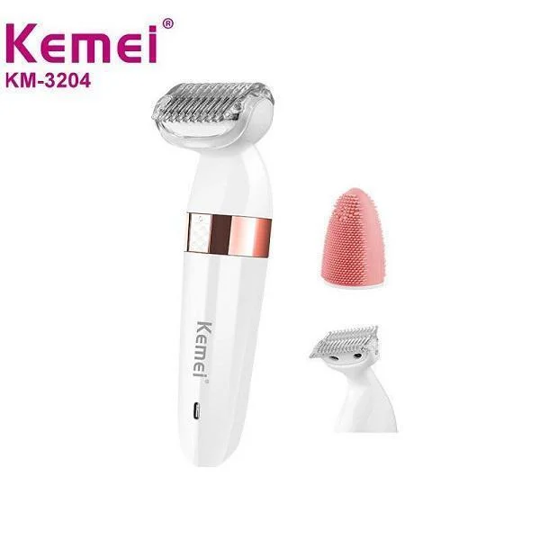 Φωτογραφία προϊόντος: OEM Kemei Σετ Αποτρίχωσης Epilator για Πρόσωπο & Σώμα KM-3204