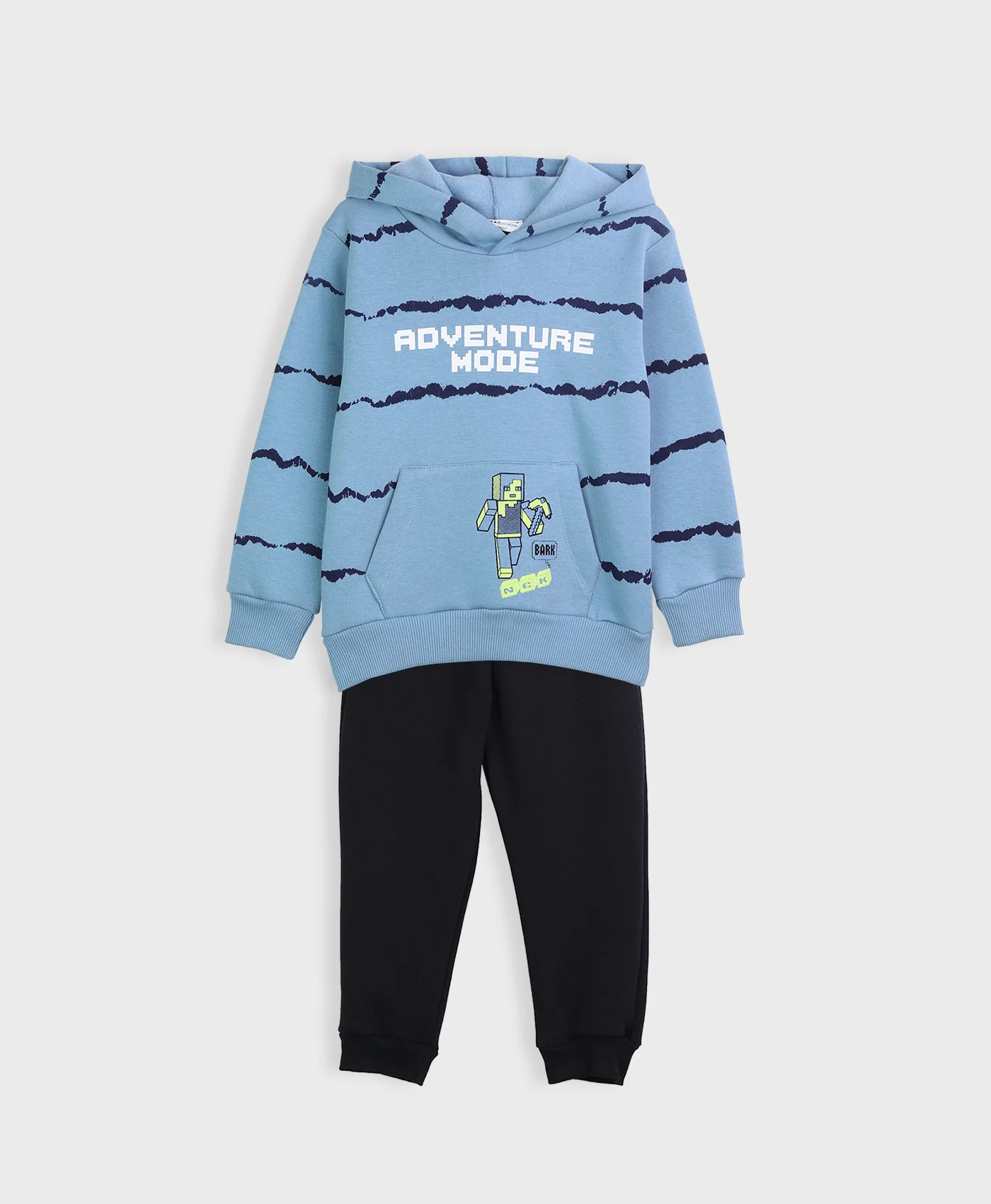 Φωτογραφία προϊόντος: NEK Kids Wear ΣΕΤ ΦΟΡΜΑ ADVENTURE MODE ΕΚΡΟΥ - ΜΑΥΡΟ