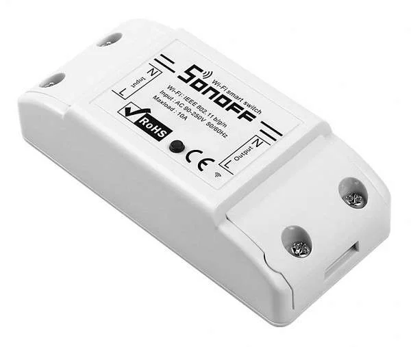 Φωτογραφία προϊόντος: SONOFF Smart Διακόπτης BASICR2, WiFi, 10A, λευκός SNF-BASICR2