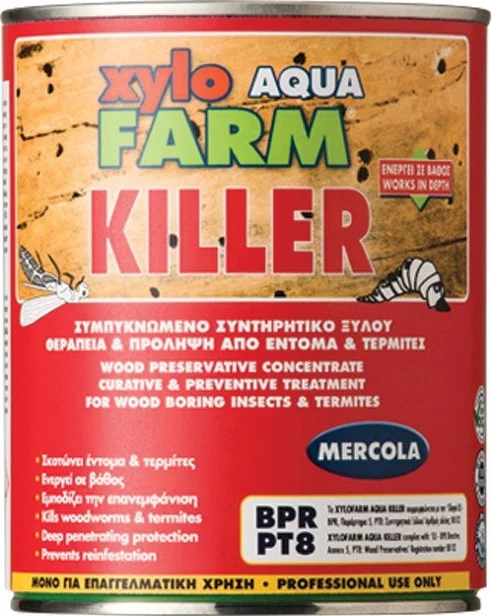 Φωτογραφία προϊόντος: OEM XYLOFARM AQUA KILLER Συντηρητικό Ξύλου 2,5lt
