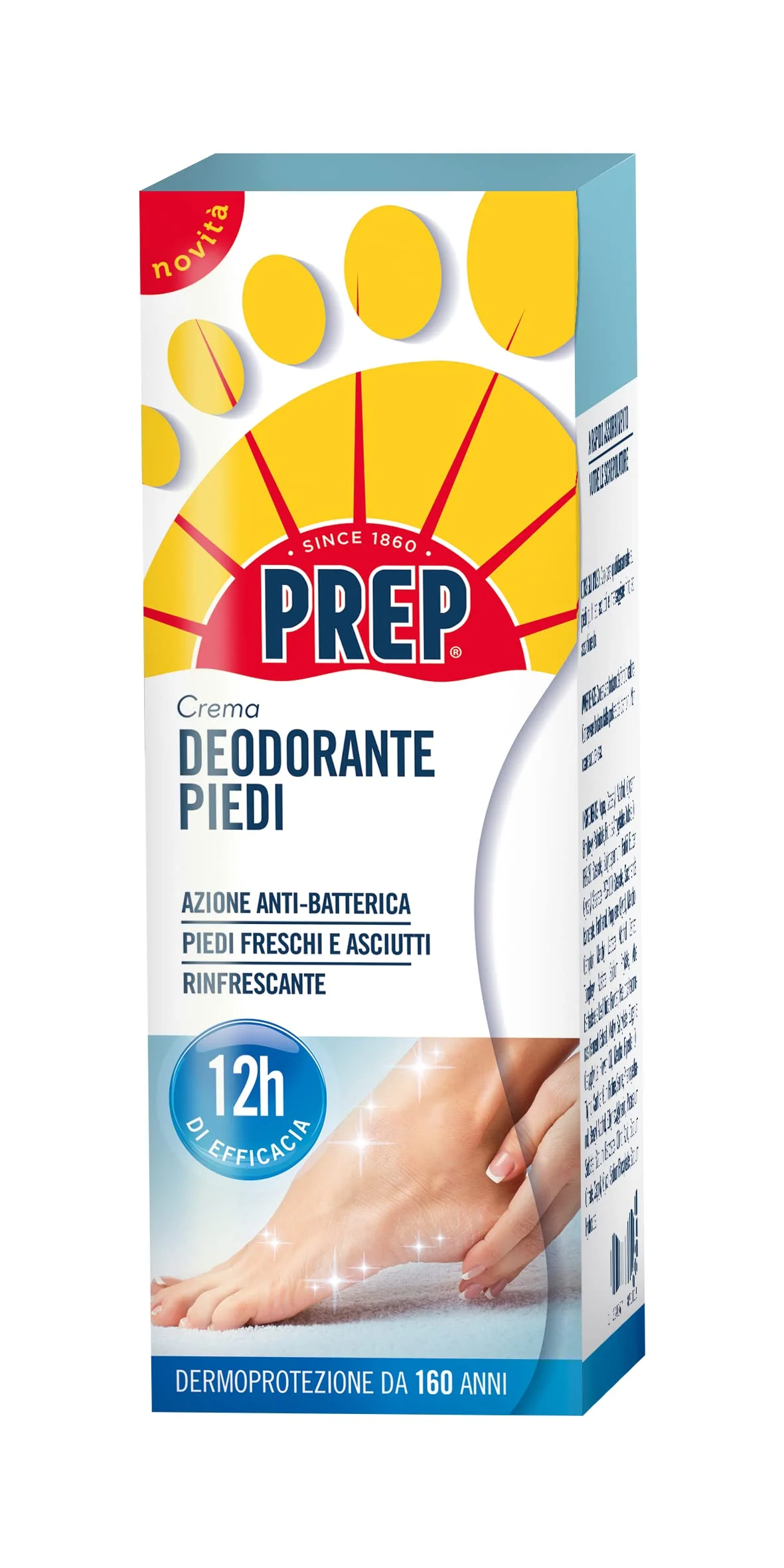 Φωτογραφία προϊόντος: Prep Crema Deodorante Piedi Con Antibatterico 48h 75ml