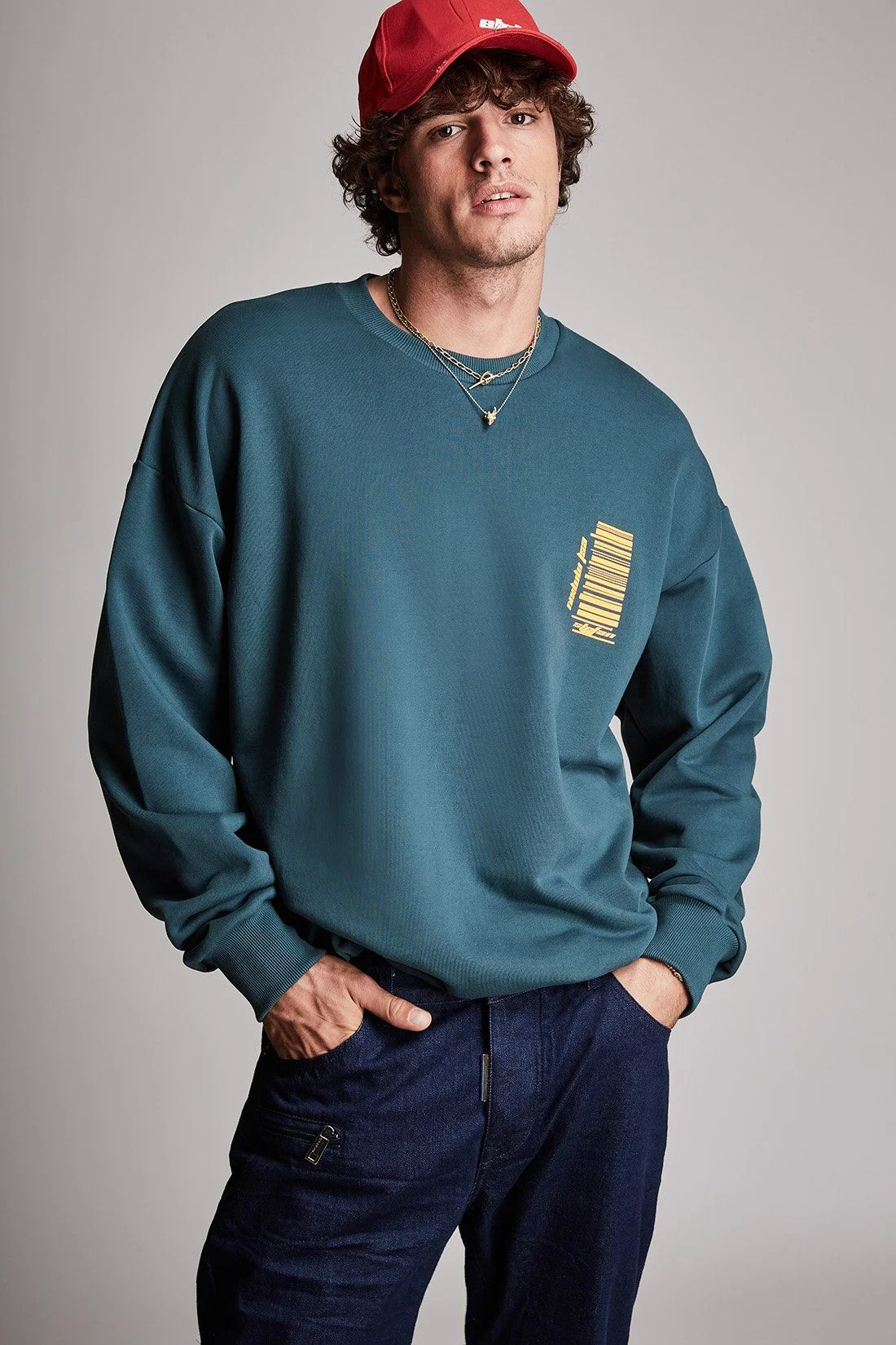 Φωτογραφία προϊόντος: Stefan 3D Barcode Logo Sweater 3015-F/W22