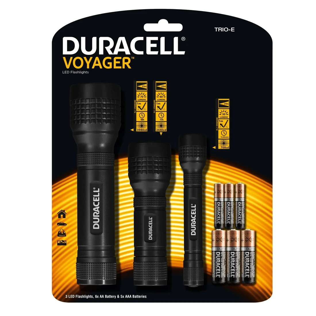 Φωτογραφία προϊόντος: Duracell Σετ Voyager Trio-E