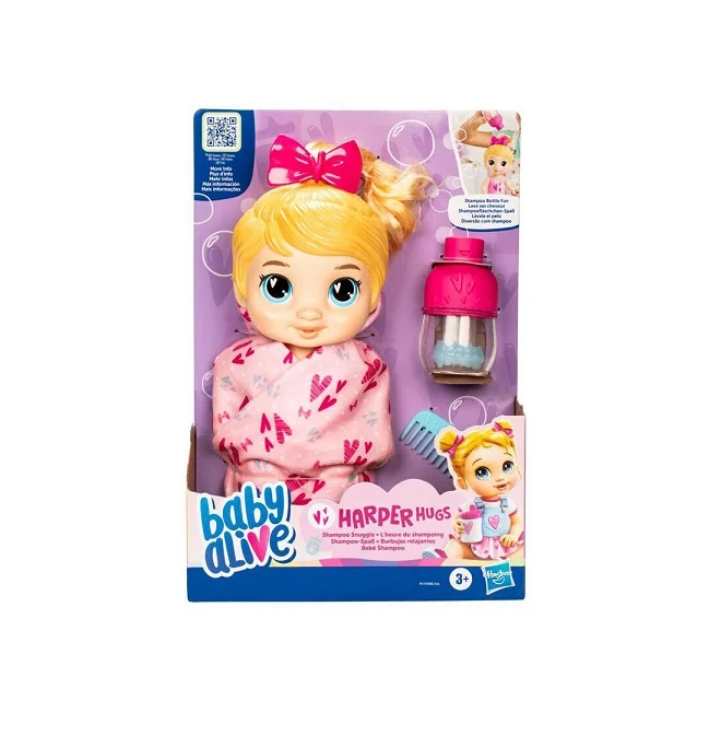 Φωτογραφία προϊόντος: Hasbro Baby Alive Shampoo Snuggle Harper Hugs Blonde Hair Water Baby Doll F9119