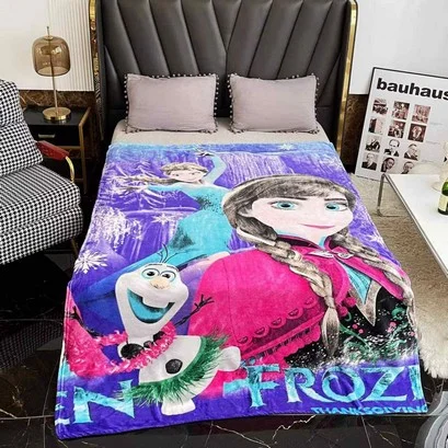 Φωτογραφία προϊόντος: Κουβέρτα Fleece Μονή, Elsa & Frozen, VsHome