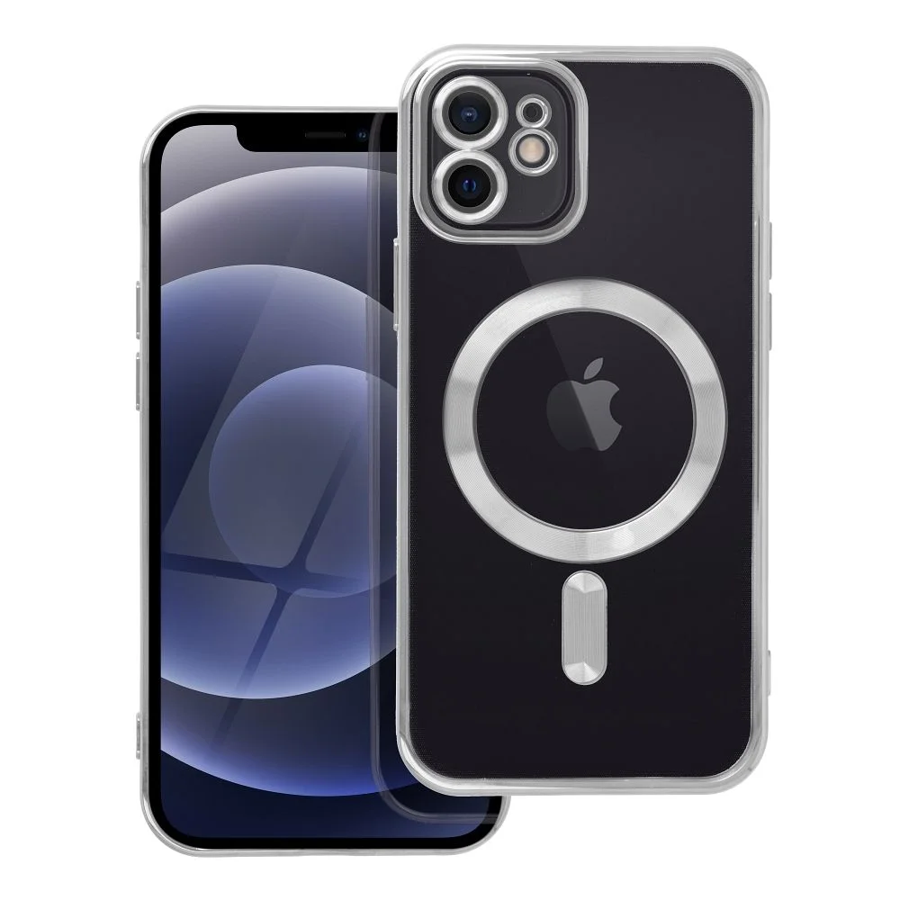 Φωτογραφία προϊόντος: . Electro Mag Cover case compatible with MagSafe for IPHONE 12 silver