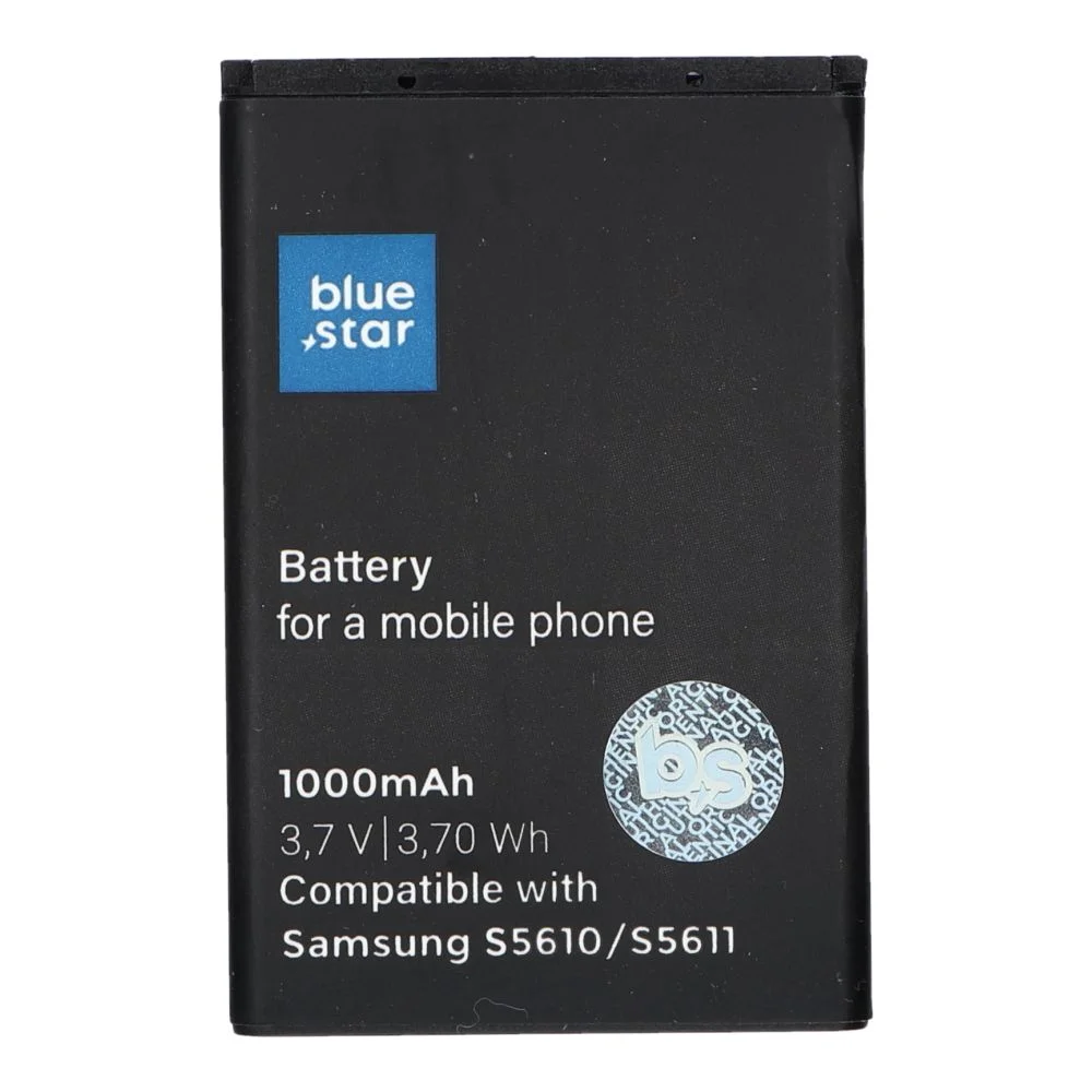 Φωτογραφία προϊόντος: . Battery for Samsung S5610/S5611/L700/S3650 Corby/S5620/B34110 Delphi/S5260 Star II 1000 mAh Li-Ion BS PREMIUM