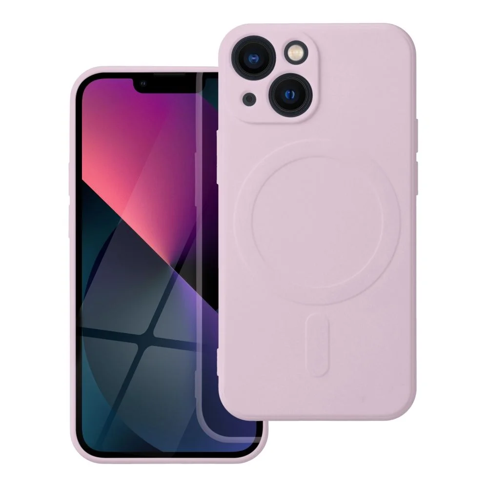 Φωτογραφία προϊόντος: . Silicone Mag Cover case for IPHONE 13 MINI pink