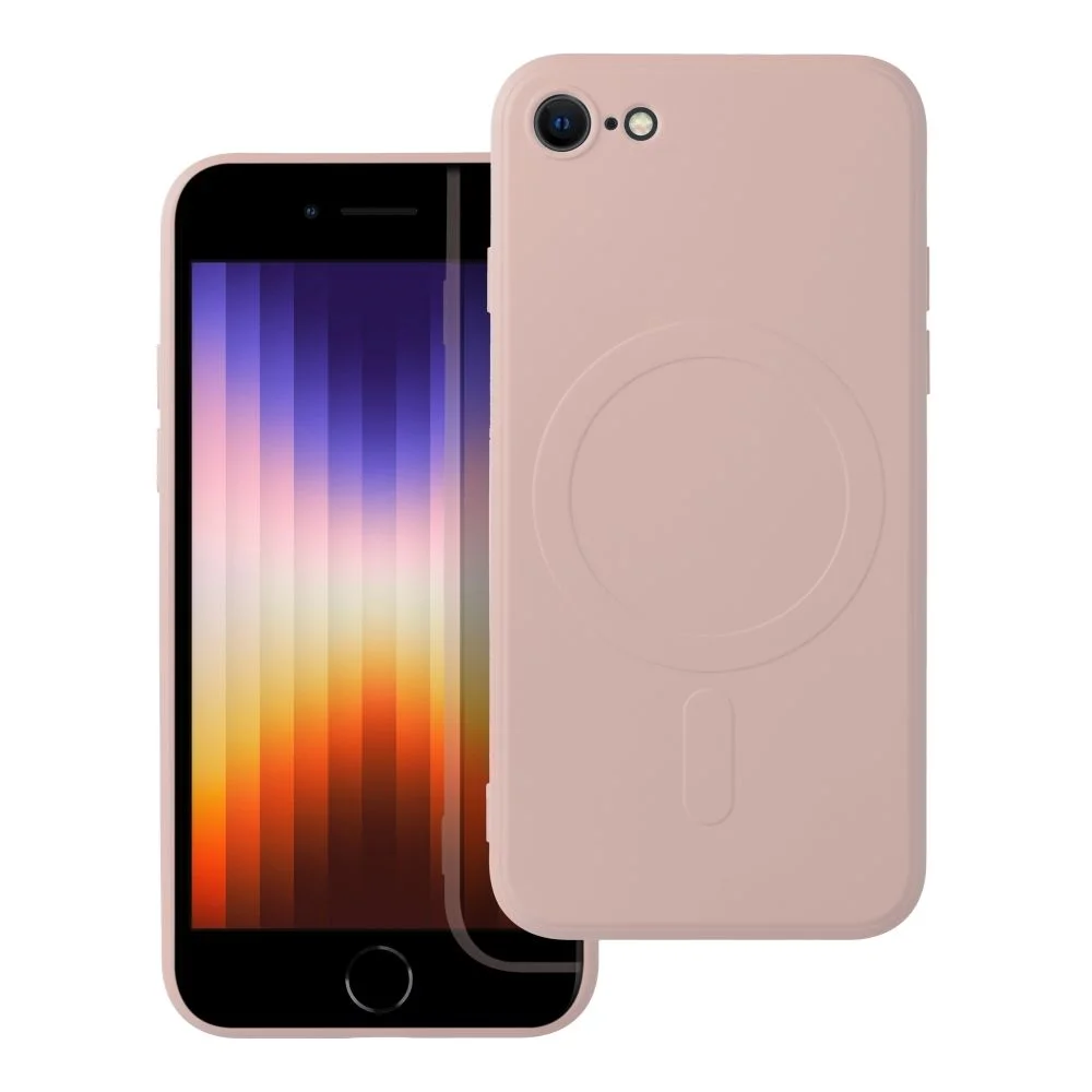 Φωτογραφία προϊόντος: . Silicone Mag Cover case for IPHONE 7 / 8 / SE 2020 / SE 2022 pink