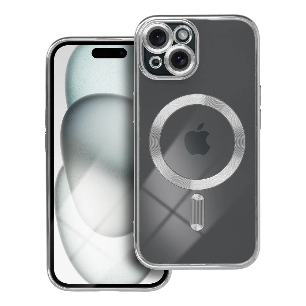 Φωτογραφία προϊόντος: . Electro Mag Cover case compatible with MagSafe for IPHONE 15 silver