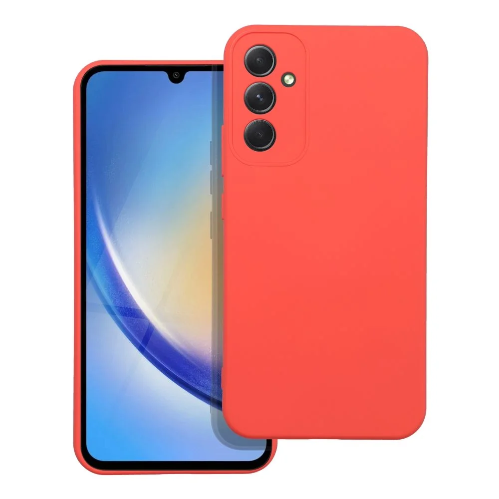 Φωτογραφία προϊόντος: . SILICONE Case for SAMSUNG Galaxy A34 5G peach