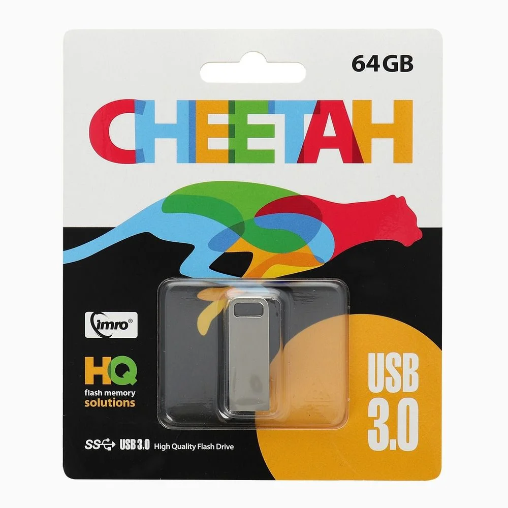 Φωτογραφία προϊόντος: Portable Memory Pendrive Imro Cheetah 64GB USB 3.0