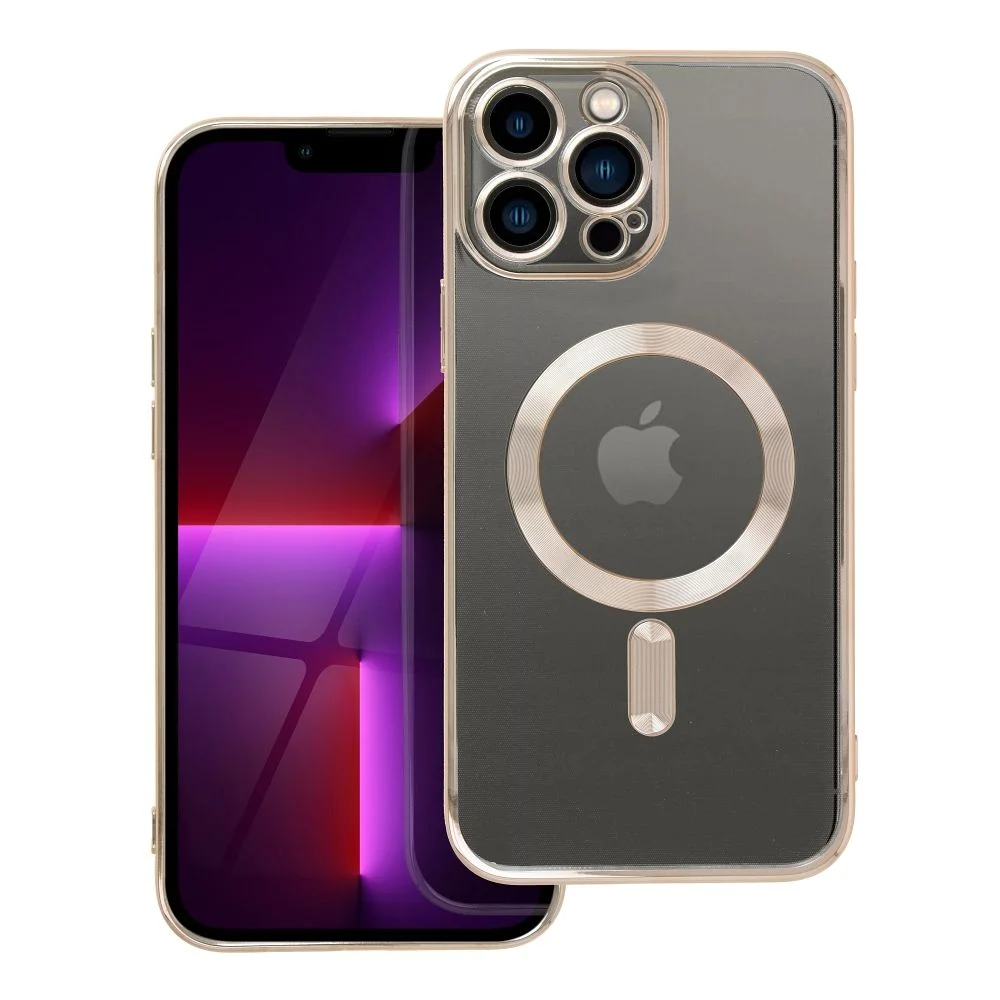 Φωτογραφία προϊόντος: . Electro Mag Cover case compatible with MagSafe for IPHONE 13 PRO MAX gold