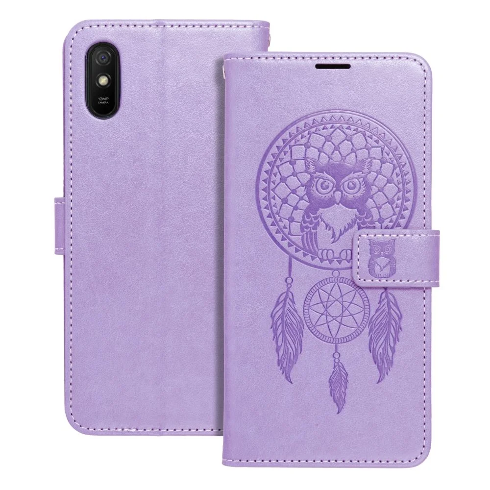 Φωτογραφία προϊόντος: . MEZZO Book case for XIAOMI Redmi 9AT / Redmi 9A dreamcatcher purple